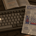 Les touches du clavier et leur role pdf, clavier azerty en gros plan