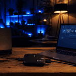 brancher une console sur un pc portable carte d'acquisition