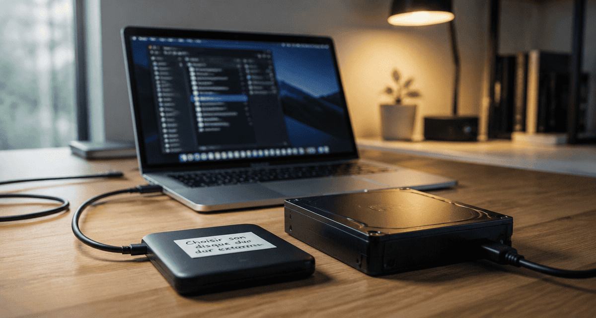comment choisir un disque dur externe ? SSD et HDD côte à côte