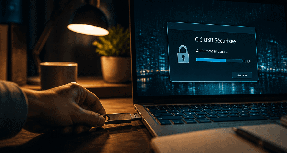 crypter clé usb sur ordinateur