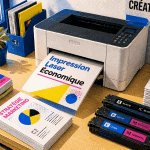 imprimante couleur laser pas cher sur meuble