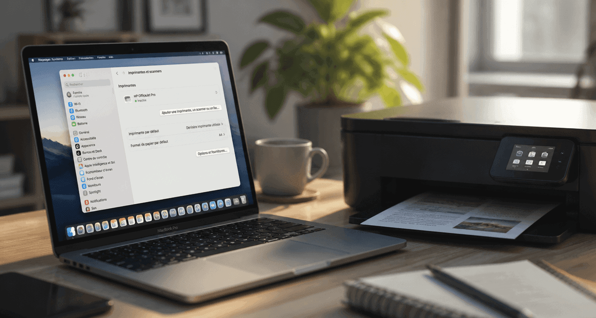 installer imprimante mac sur bureau