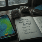 meilleur appli meteo android smartphone carte