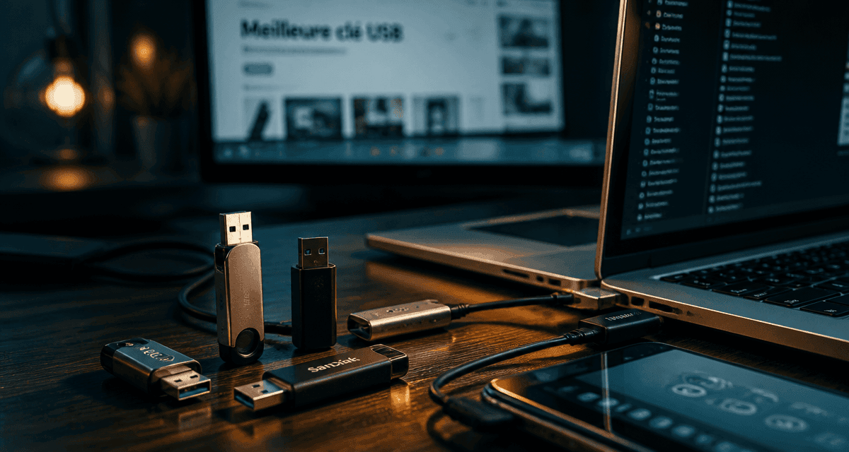 meilleure cle usb sur bureau moderne