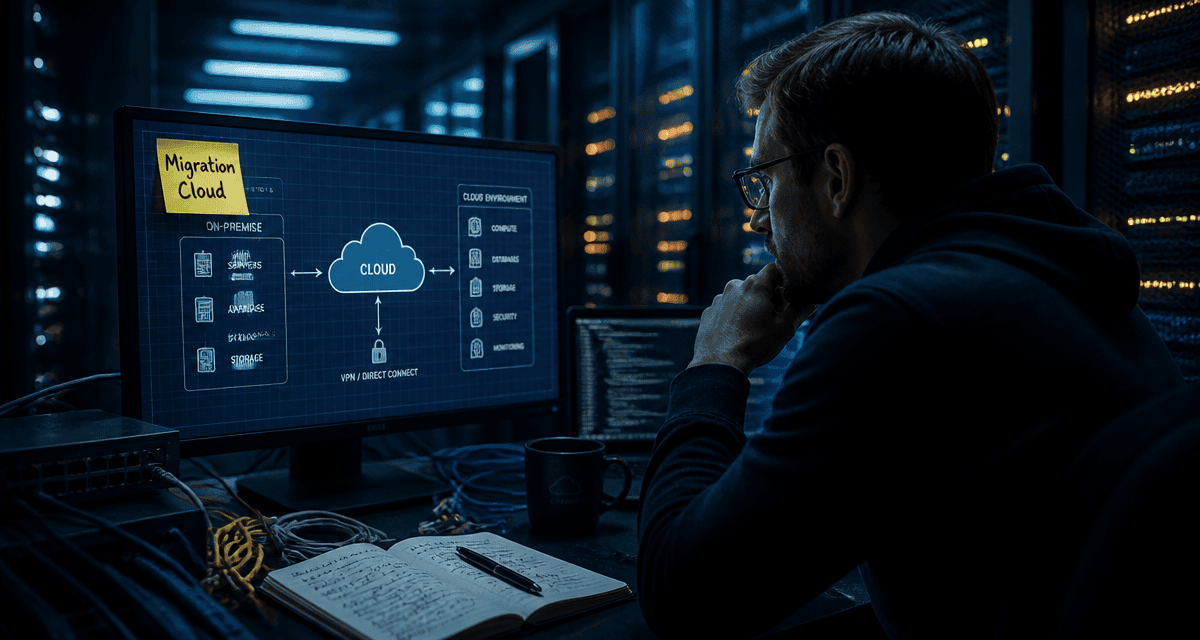 migration vers le cloud ingénieur salle serveurs