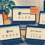 quel navigateur internet peut-on télécharger sur linux, ordinateurs affichant Firefox Chromium Brave GNOME Web Vivaldi