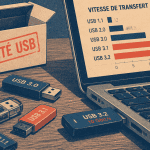 rapidite cle usb graphique transfert