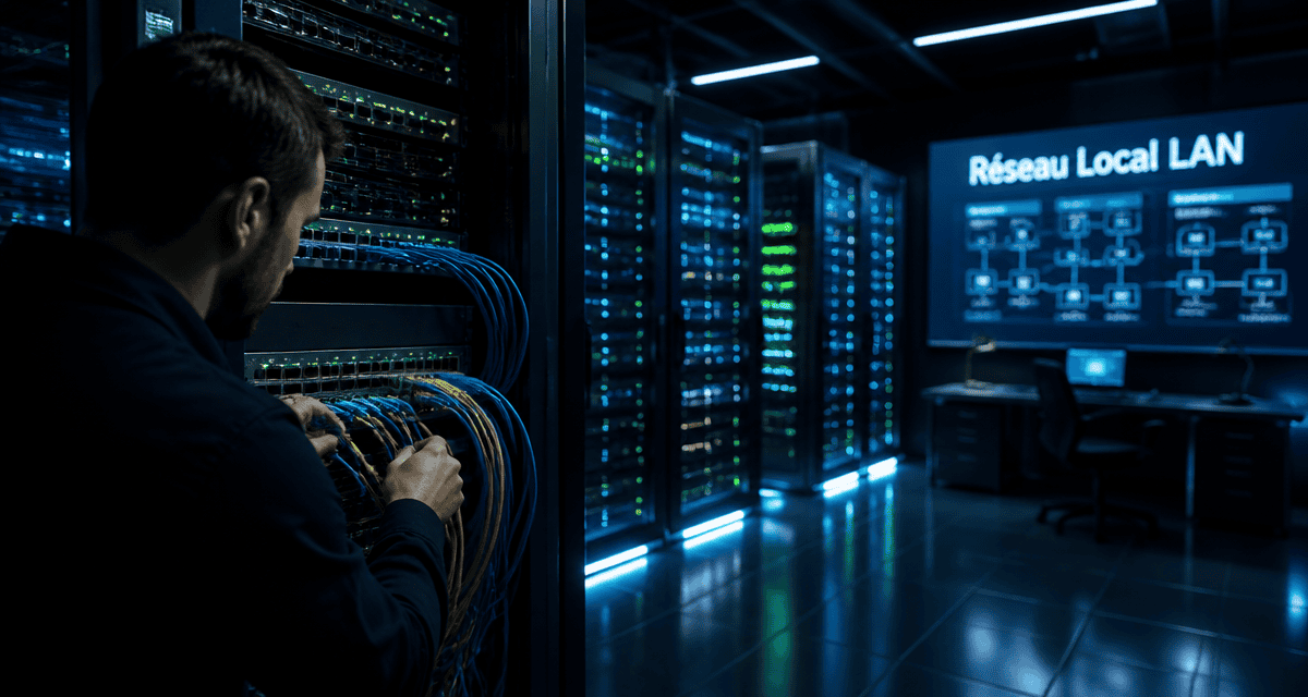 reseaux locaux administrateur switch salle serveurs