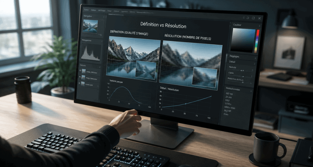 résolution ecran bureau moderne comparaison