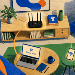 routeur wifi : comment ça marche vue salon moderne
