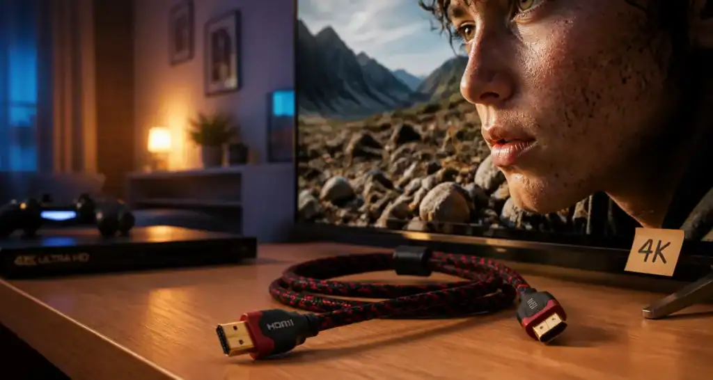TV 4k définition ultra HD nette, image très précise