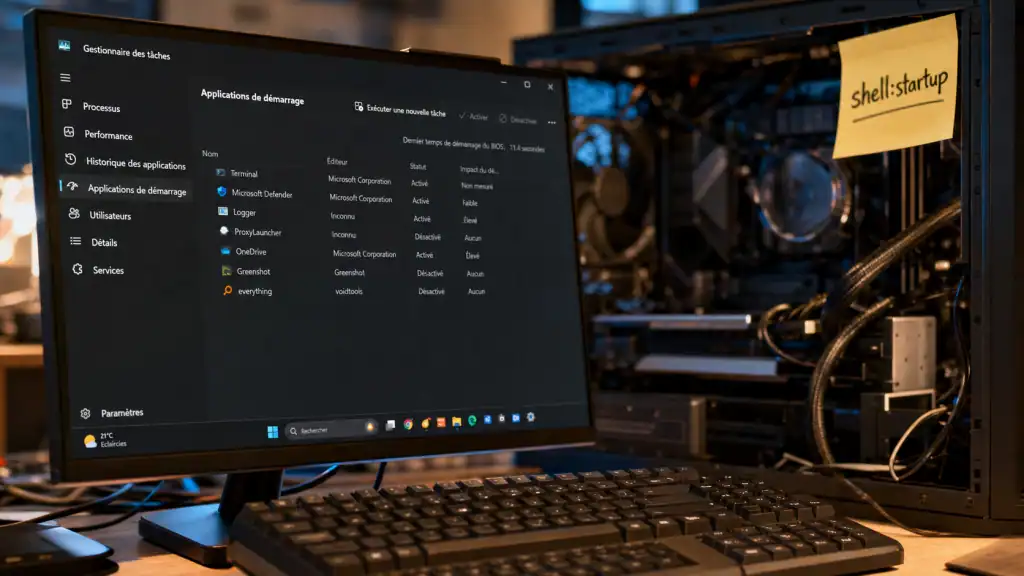 Application au demarrage Windows : optimiser les apps pour démarrer plus vite