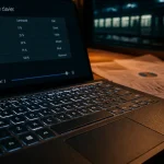 clavier pc portable retro éclairé avec touches chiclet et rétroéclairage réglable