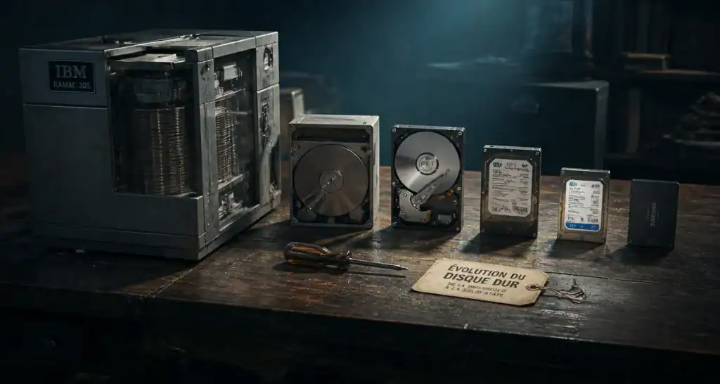 disque dur interne date evolution generations