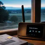 meilleur routeur wifi 4g avec carte sim sur rebord de fenêtre