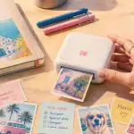 Mini imprimante thermique couleur avec photos et carnet