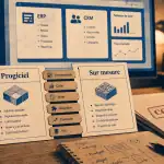 Progiciel def : maquette “Progiciel” vs “Sur mesure” et interfaces ERP/CRM