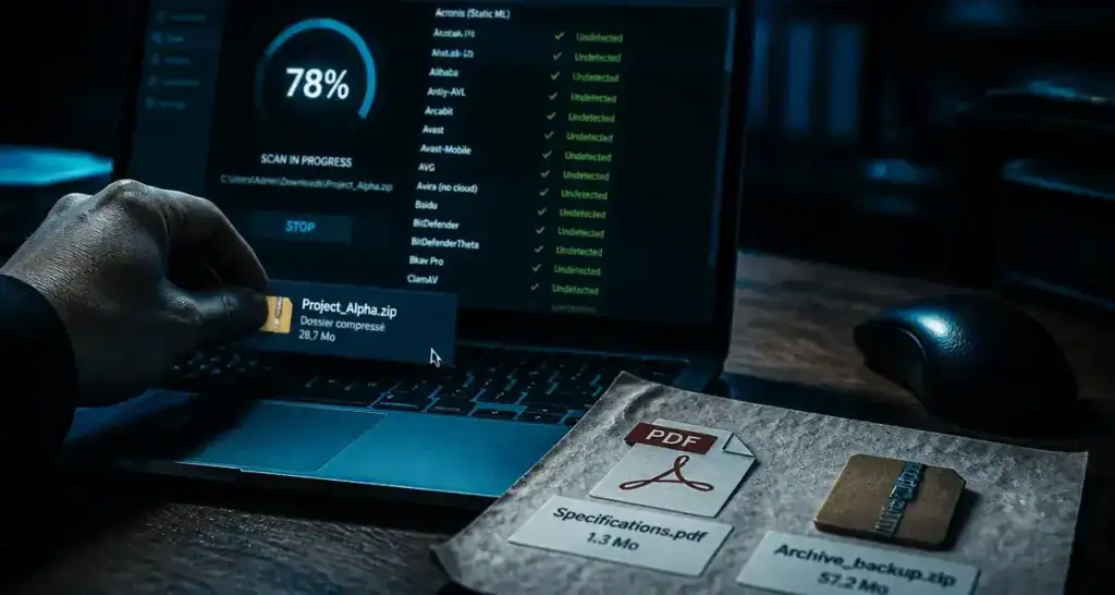 verifier fichier virus : scanner en ligne avant ouverture