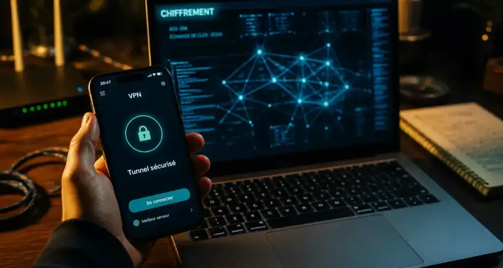VPN comment ca marche : tunnel chiffré sur PC et smartphone