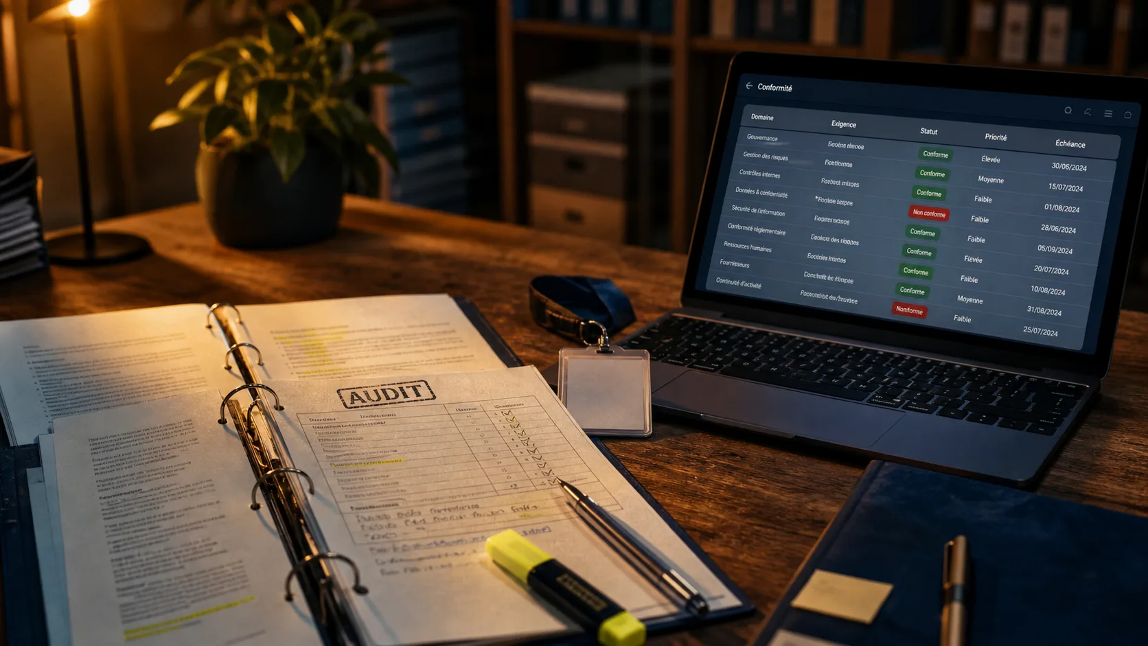 Audit rh : conformité et risques sur documents RH au bureau