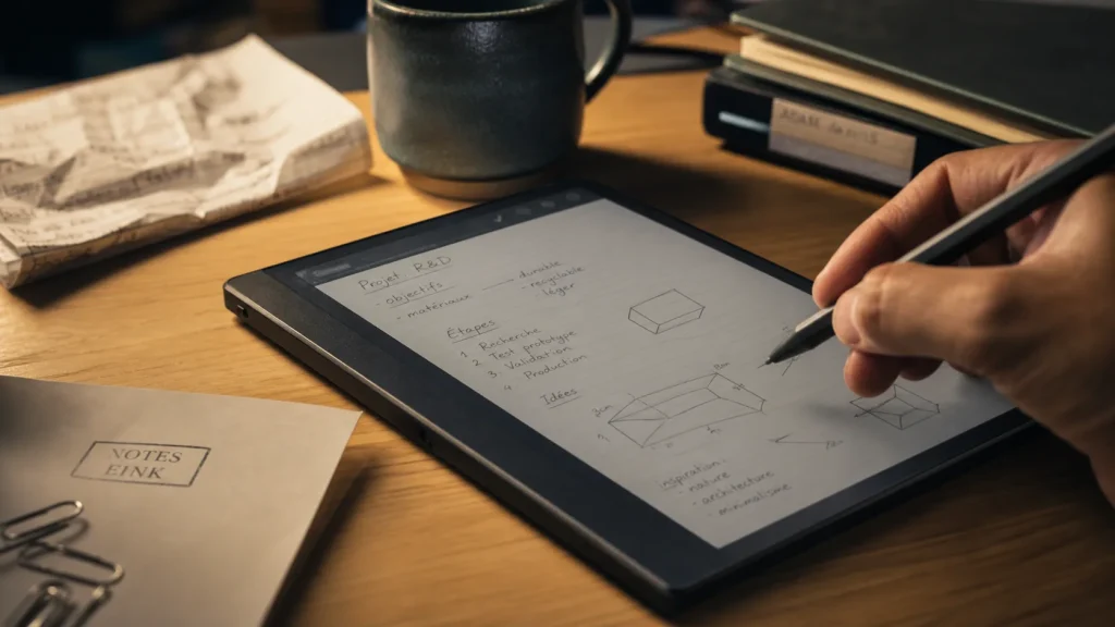 Bloc-notes numérique : les 3 critères à vérifier avant d’acheter, e-ink, cloud et stylet