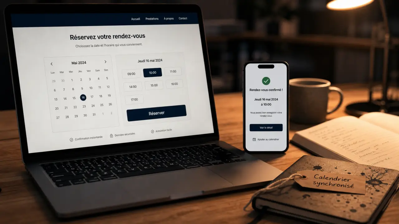 Calendly prise de rdv : calendrier synchronisé et rappel automatique