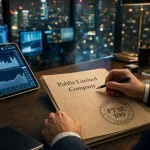 Entreprise anglo saxonne : gouvernance et FTSE 100 sur une table de marché