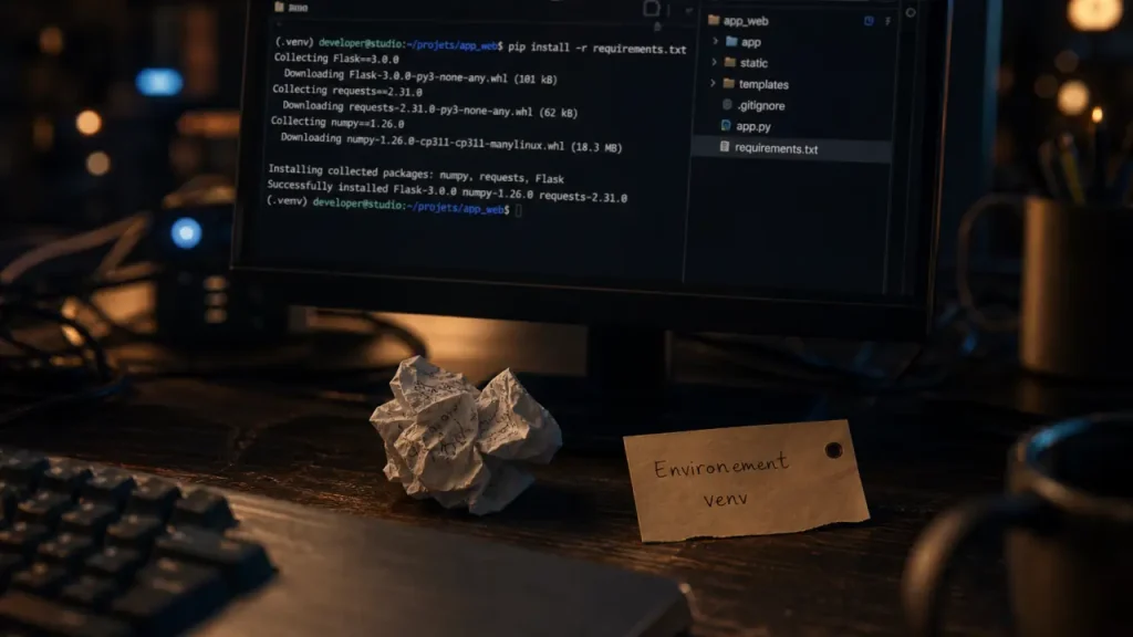 Environnement virtuel Python : isoler ses dépendances sans conflit de versions