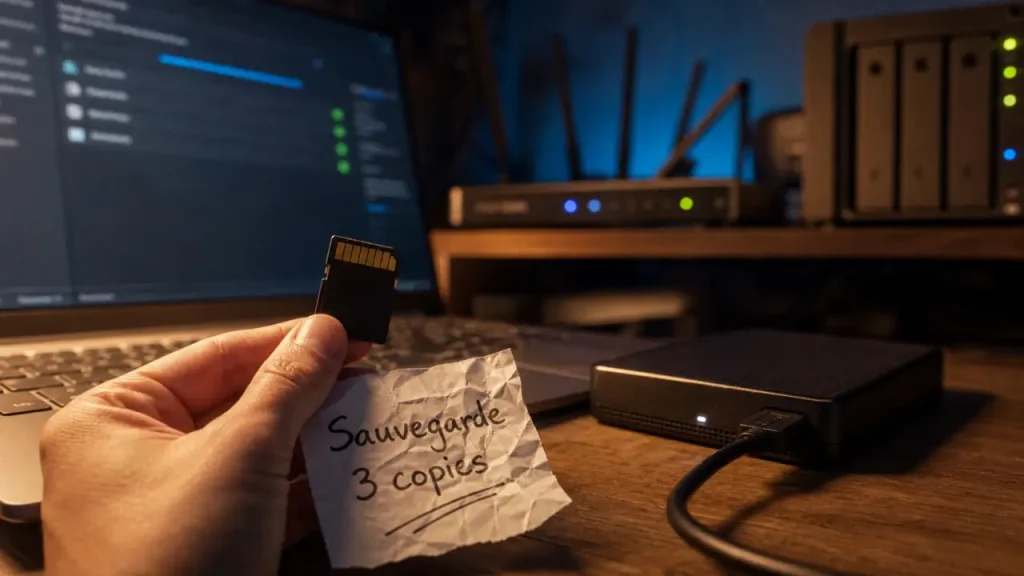 3 copies et les bons supports pour faire une sauvegarde de son PC sans rien perdre
