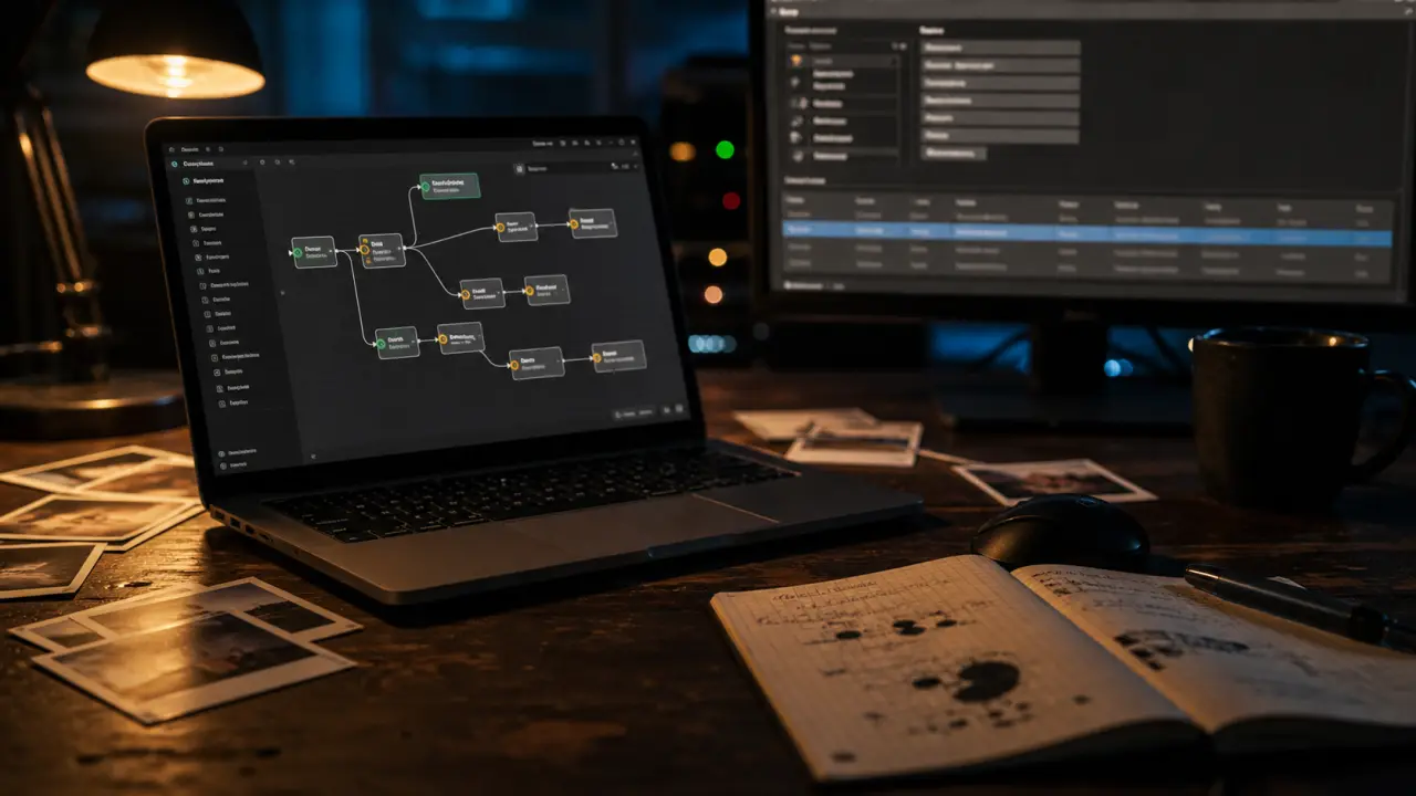 n8n c est quoi : workflows nœuds en interface