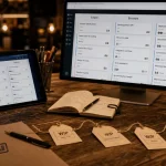 Outil kanban sur écran : À faire, En cours, Terminé