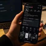Passer en compte professionnel instagram : onglets statistiques et boutons de contact