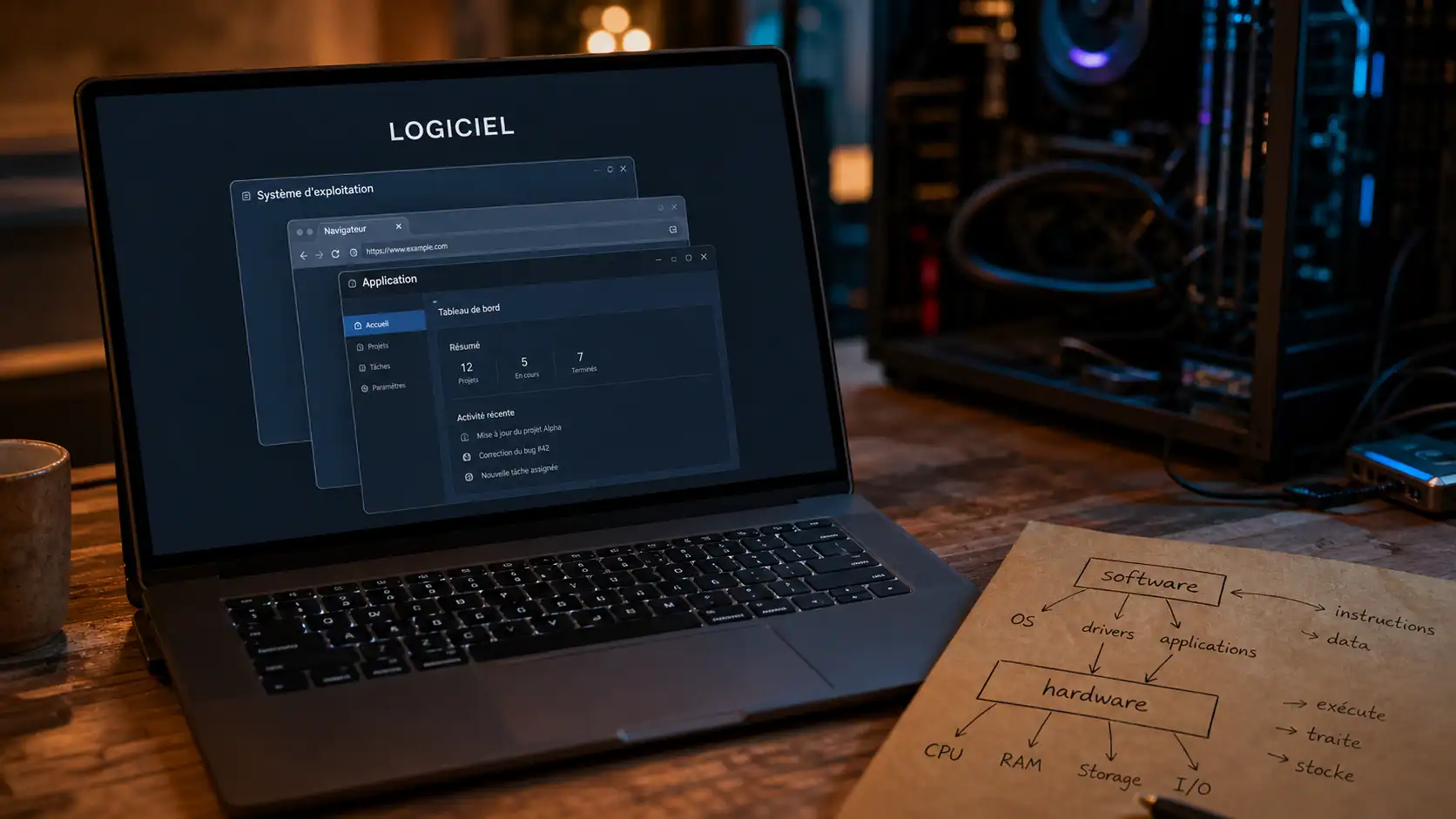 Software définition : interface logicielle et différence avec le hardware