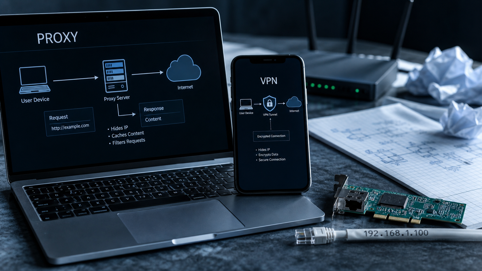 VPN vs proxy : masque IP ou tunnel chiffré