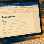 Word case à cocher cliquable sur document checklist