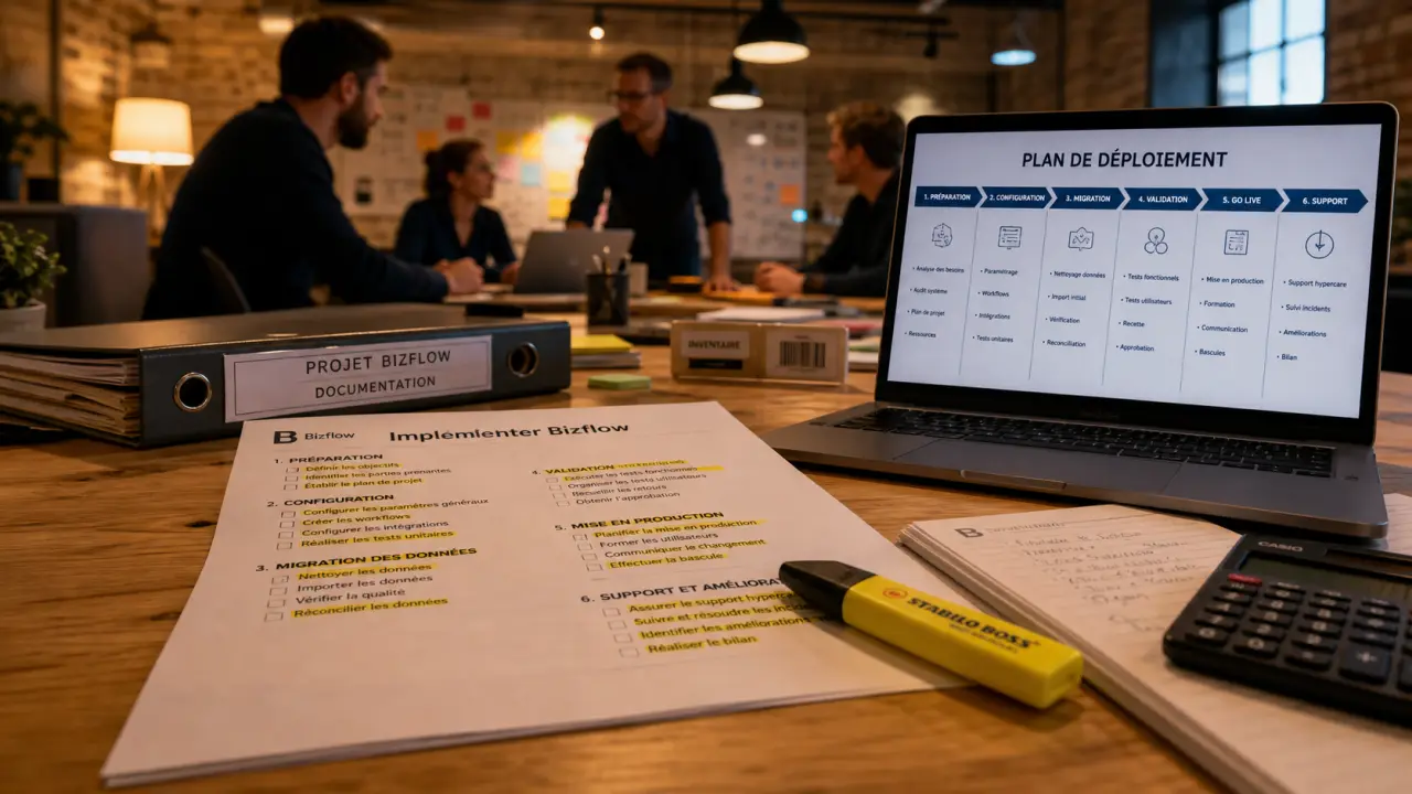 Comment implémenter ERP Bizflow Evolution en PME : checklist déploiement