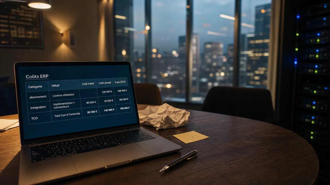 Plateforme erp businesscore max prix : tableau abonnement modules TCO en réunion