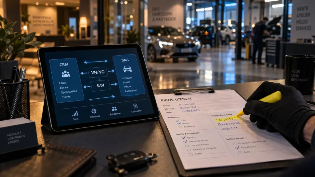Le CRM automobile complète le DMS pour ne plus perdre de leads