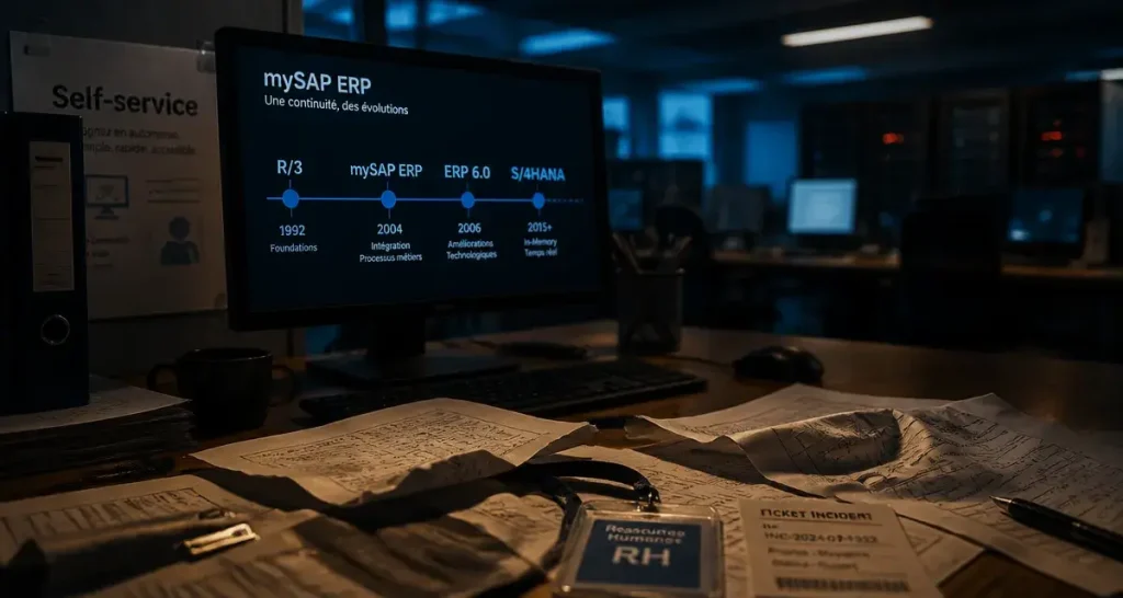 mySAP ERP : le successeur de SAP R/3, avec NetWeaver 2004 et plus de 80 scénarios self-service