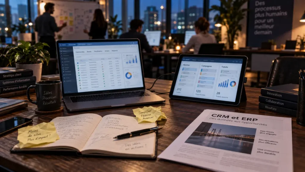 SAP CRM relie ventes, service et ERP autour d’une vue client partagée
