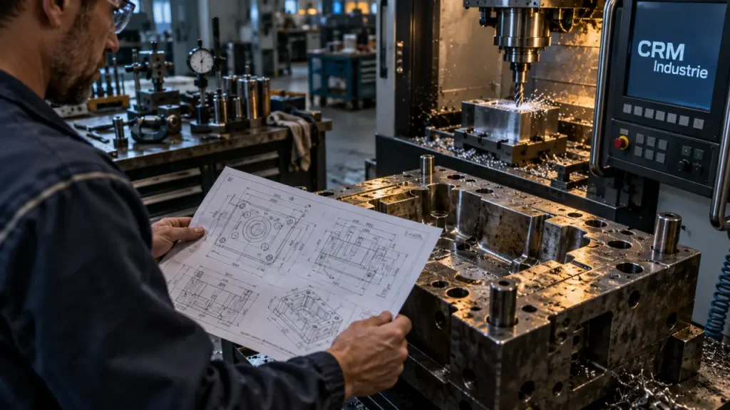 CRM Industrie : usinage, outillage et maintenance près de Chalon-sur-Saône