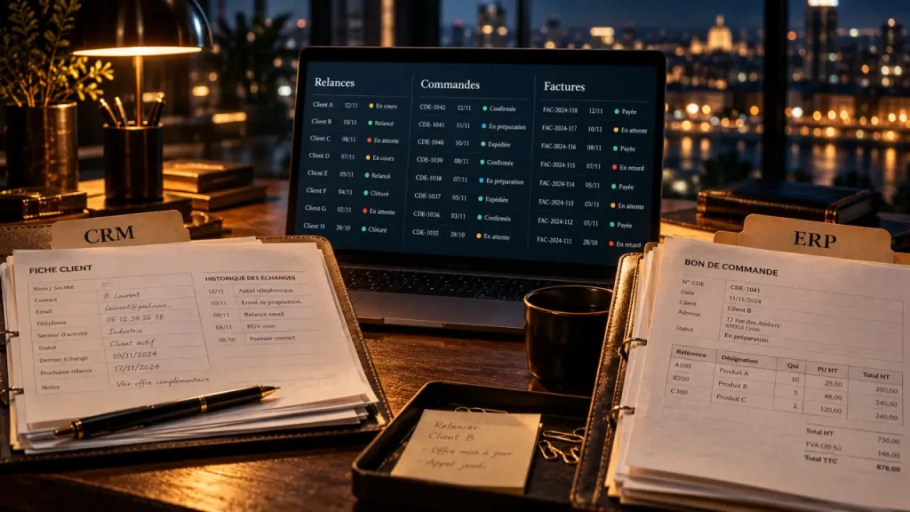CRM ou ERP : quel outil répond vraiment à vos besoins commerciaux et opérationnels ?