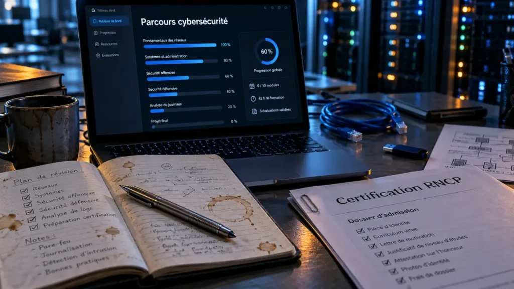 Formation en cybersécurité : choisir entre découverte, alternance et Bac+5