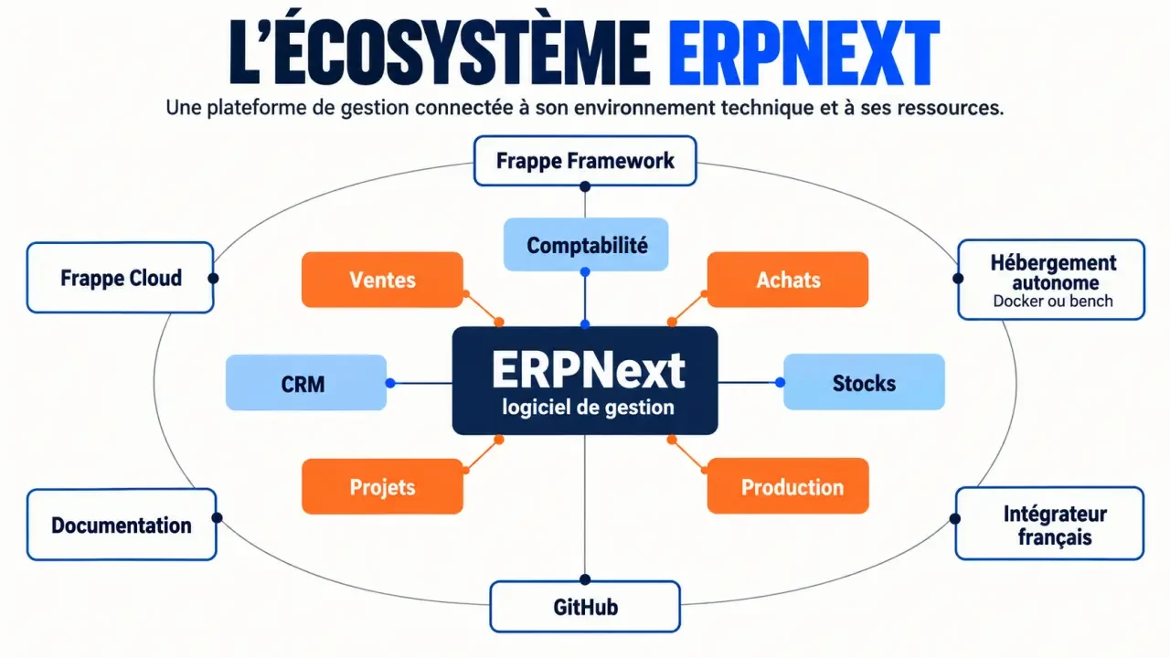 ERPNext et son écosystème entre Frappe Cloud, auto-hébergement et intégrateur français